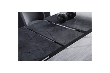 Valric Spisebord 132 cm Rektangulær - Antracit/Hvid - Møbler - Borde - Spisebord og køkkenbord
