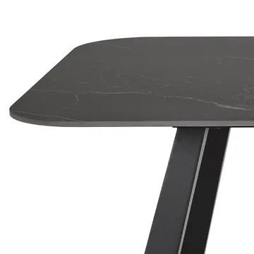 Valricus Spisebord 180 cm Rektangulær - Sort - Møbler - Borde - Spisebord og køkkenbord