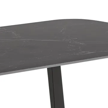 Valricus Spisebord 180 cm Rektangulær - Sort - Møbler - Borde - Spisebord og køkkenbord