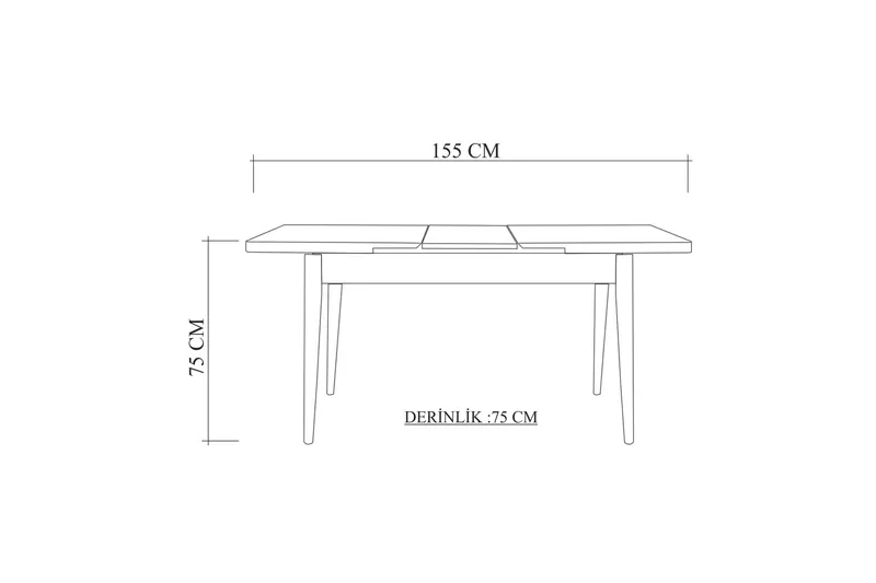 Valsot Spisebord 110 cm - Eg - Møbler - Borde - Spisebord og køkkenbord
