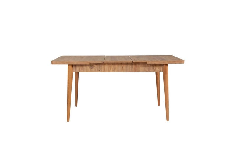 Valsot Spisegruppe 129 cm Rektangulær - Natur/Grå - Møbler - Borde - Spisebordssæt