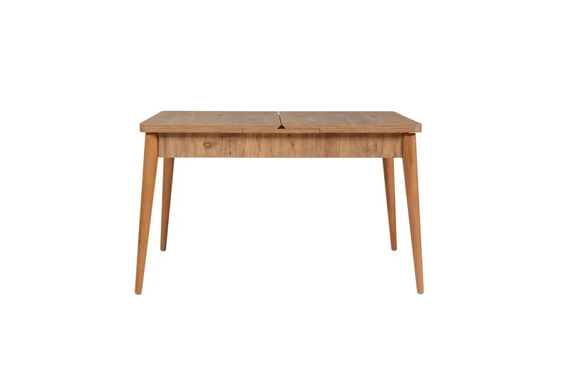 Valsot Spisegruppe 129 cm Rektangulær - Natur/Grå - Møbler - Borde - Spisebordssæt