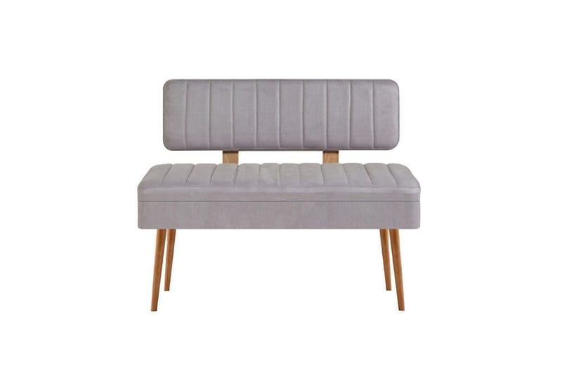 Valsot Spisegruppe 129 cm Rektangulær - Natur/Grå - Møbler - Borde - Spisebordssæt