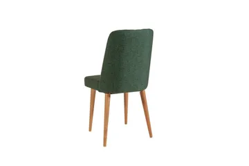 Valsot Spisegruppe 129 cm Rektangulær - Natur/Grøn - Møbler - Borde - Spisebordssæt