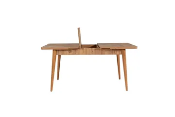 Valsot Spisegruppe 129 cm Rektangulær - Natur/Grøn - Møbler - Borde - Spisebordssæt