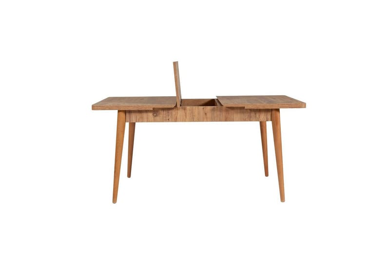 Valsot Spisegruppe 129 cm Rektangulær - Natur/Grøn - Møbler - Borde - Spisebordssæt