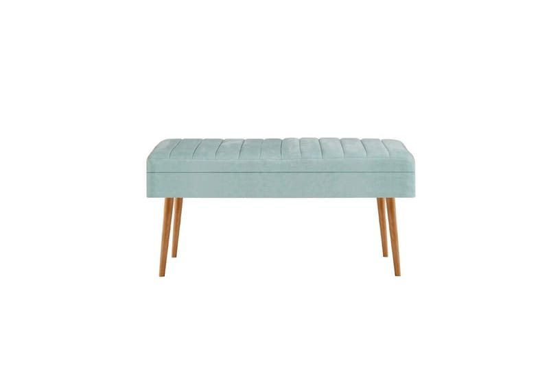 Valsot Spisegruppe 129 cm Rektangulær - Natur/Grøn - Møbler - Borde - Spisebordssæt