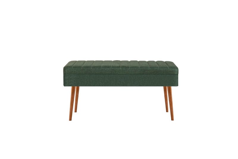 Valsot Spisegruppe 129 cm Rektangulær - Natur/Grøn - Møbler - Borde - Spisebordssæt