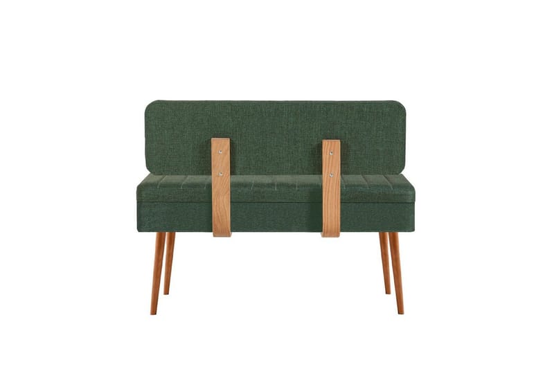 Valsot Spisegruppe 129 cm Rektangulær - Natur/Grøn - Møbler - Borde - Spisebordssæt