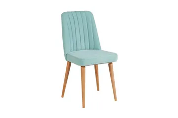 Valsot Spisegruppe 129 cm Rektangulær - Natur/Grøn - Møbler - Borde - Spisebordssæt