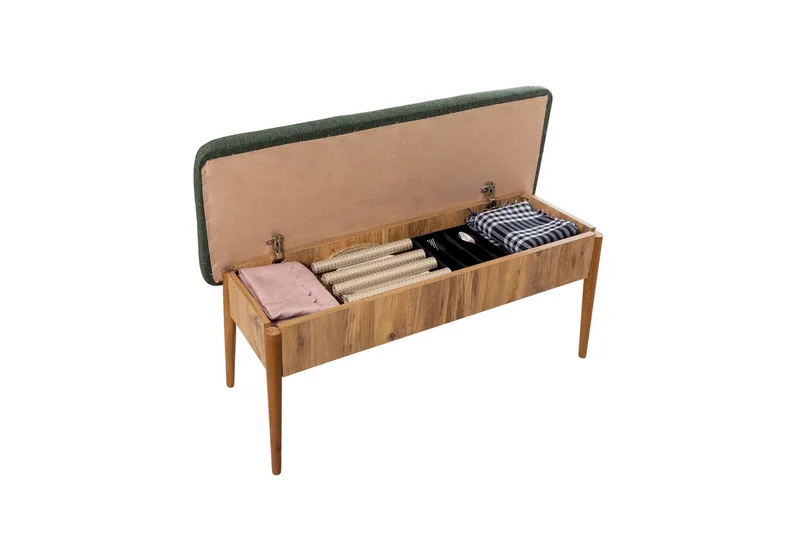 Valsot Spisegruppe 130 cm Rektangulær - Natur - Møbler - Borde - Spisebordssæt