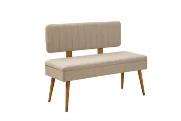 Valsot Spisegruppe Rektangulær - Beige - Møbler - Borde - Spisebordssæt