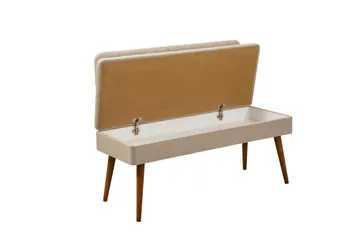 Valsot Spisegruppe Rektangulær - Beige - Møbler - Borde - Spisebordssæt