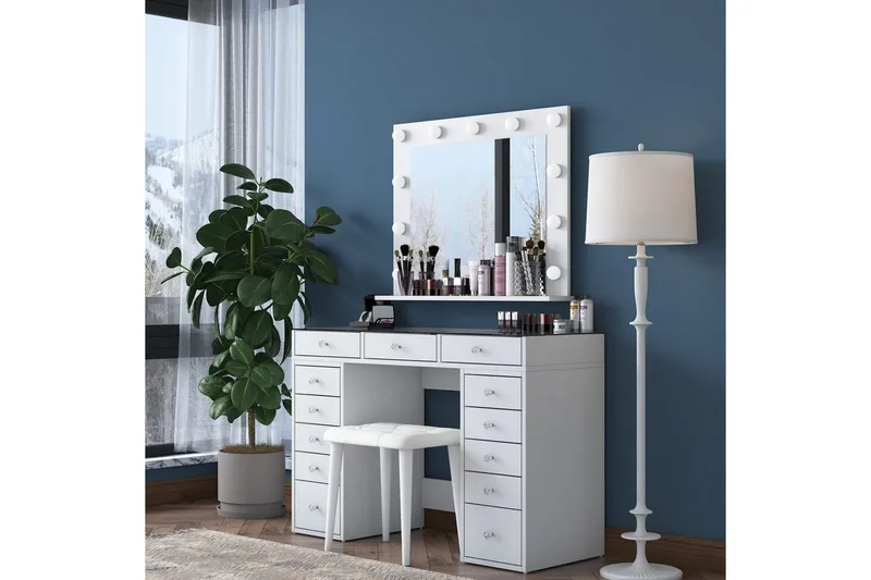 Varlin Toiletbord 120 cm - Hvid - Møbler - Borde - Sminkebord & konsolbord