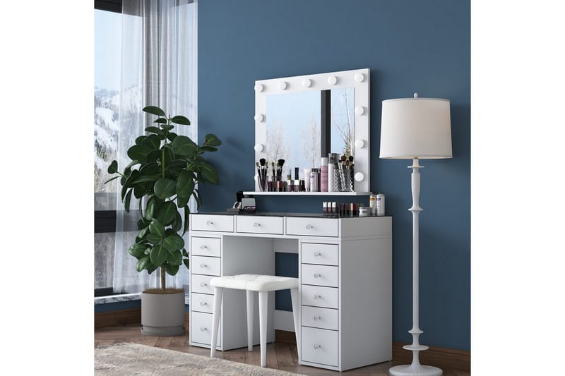 Varlin Toiletbord 120 cm - Hvid - Møbler - Borde - Sminkebord & konsolbord