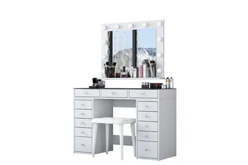 Varlin Toiletbord 120 cm - Hvid - Møbler - Borde - Sminkebord & konsolbord