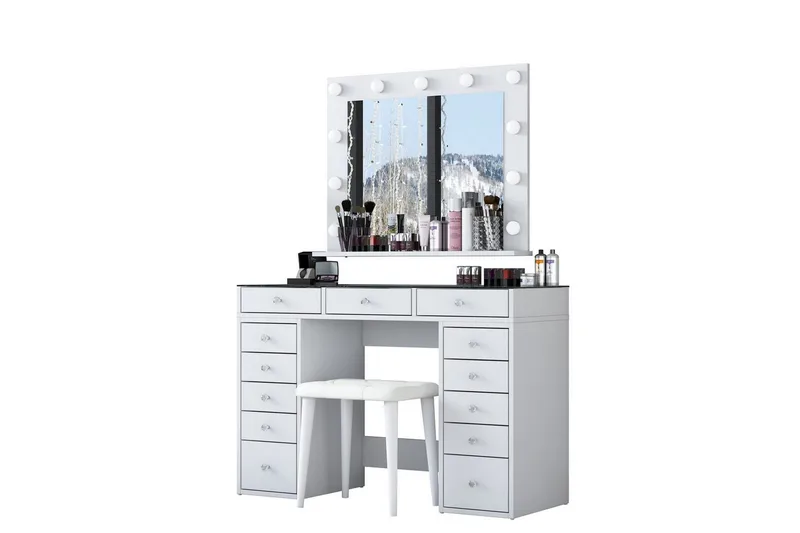 Varlin Toiletbord 120 cm, Hvid