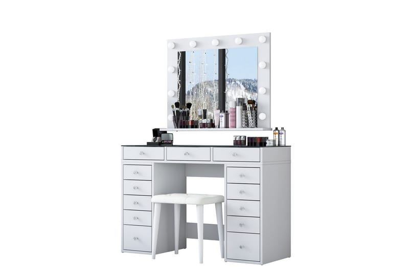 Varlin Toiletbord 120 cm, Hvid