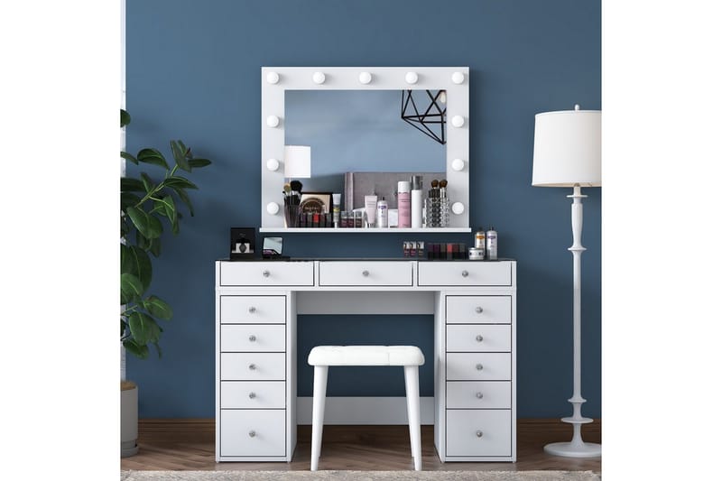 Varlin Toiletbord 120 cm - Hvid - Møbler - Borde - Sminkebord & konsolbord