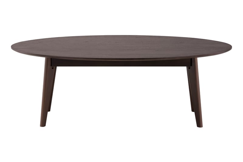 Velo ovalt sofabord 130 cm træ - Røget eg - Møbler - Borde - Sofabord