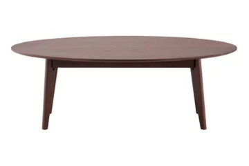 Velo ovalt sofabord 130 cm træ - Valnød - Møbler - Borde - Sofabord