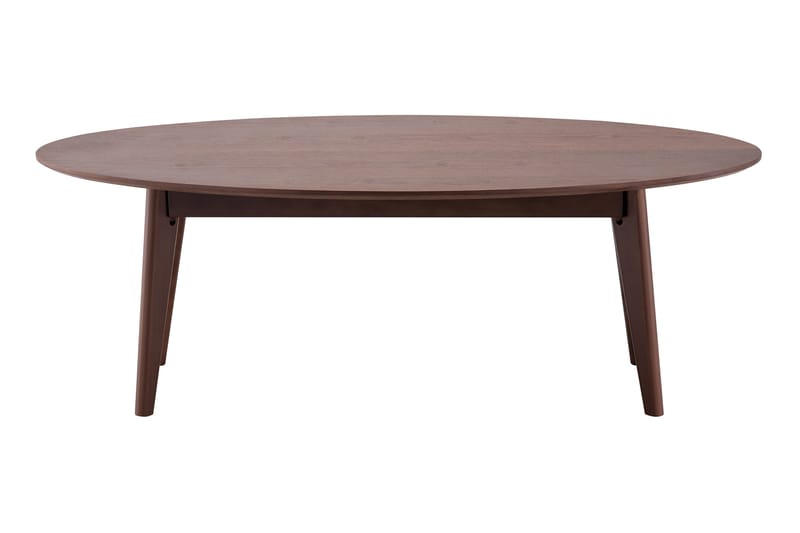 Velo ovalt sofabord 130 cm træ - Valnød - Møbler - Borde - Sofabord