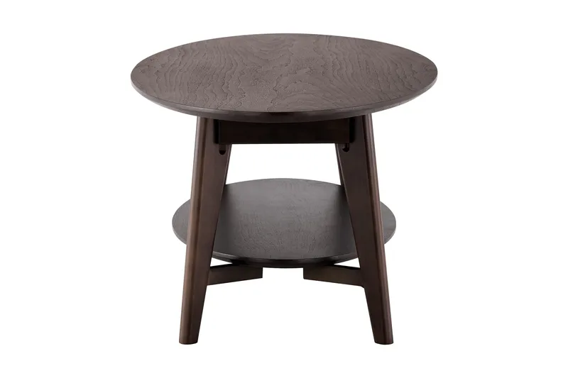 Velo ovalt sofabord 160 cm træ - Røget eg - Møbler - Borde - Sofabord