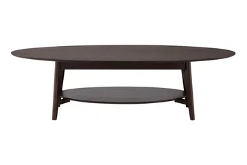 Velo ovalt sofabord 160 cm træ - Røget eg - Møbler - Borde - Sofabord