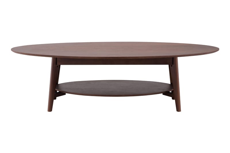 Velo ovalt sofabord 160 cm træ - Valnød - Møbler - Borde - Sofabord