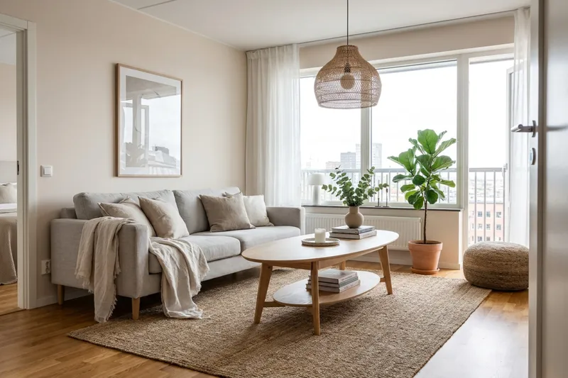 Velo Ovalt Sofabord med Hylde 160x60 cm med Træ- og Egetræsudseende - Eg - Møbler - Borde - Sofabord