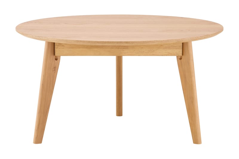 Velo rundt sofabord 85 cm massivt træ - Eg - Møbler - Borde - Sofabord