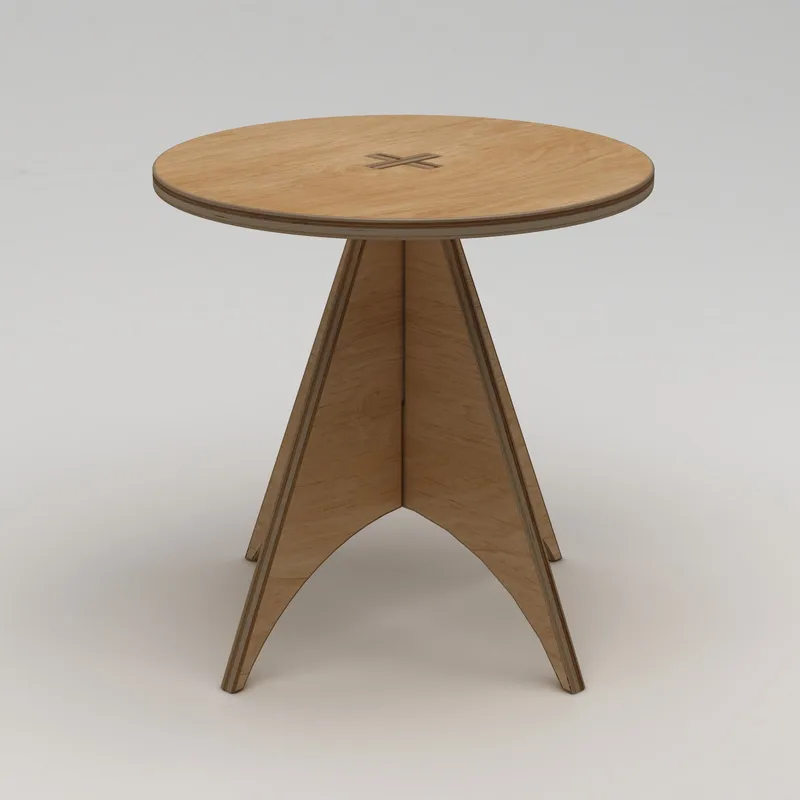 Velora Spisebord 75 cm - Naturligt træ - Møbler - Borde - Spisebord og køkkenbord