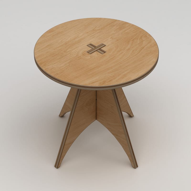 Velora Spisebord 75 cm - Naturligt træ - Møbler - Borde - Spisebord og køkkenbord