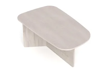 Vento sofabord 120x70 cm ovalt i træ - Hvidlaseret eg - Møbler - Borde - Sofabord