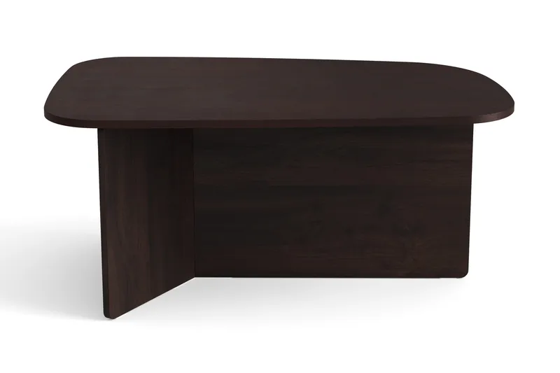 Vento sofabord 90x60 cm ovalt i træ - Røget eg - Møbler - Borde - Sofabord