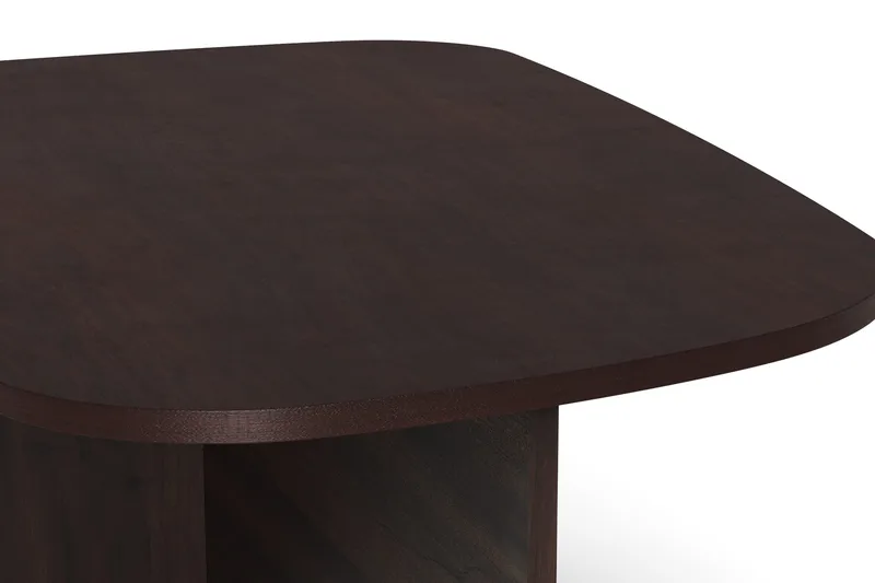 Vento sofabord 90x60 cm ovalt i træ - Røget eg - Møbler - Borde - Sofabord