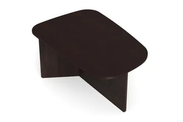 Vento sofabord 90x60 cm ovalt i træ - Røget eg - Møbler - Borde - Sofabord