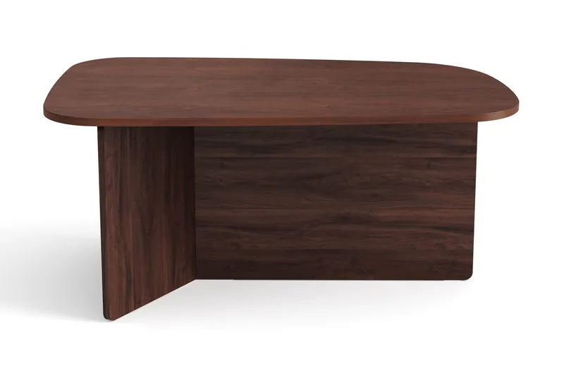 Vento sofabord 90x60 cm ovalt i træ - Valnød - Møbler - Borde - Sofabord