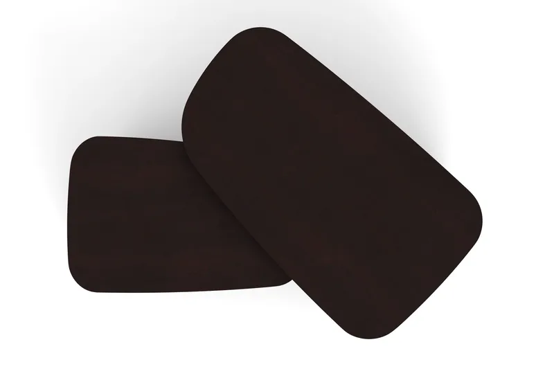 Vento sofabordssæt 120x70 cm + 90x60 cm - Røget eg - Møbler - Borde - Sofabord