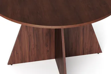Vera rundt spisebord ø110 cm Finér - Valnød - Møbler - Borde - Spisebord og køkkenbord