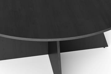 Vera rundt spisebord ø150 cm Finér - Sortbejdset eg - Møbler - Borde - Spisebord og køkkenbord