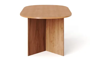 Vera Spisebord Oval 180x100 cm Finér - Eg - Møbler - Borde - Spisebord og køkkenbord
