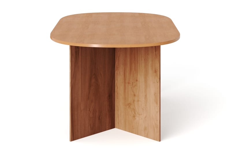 Vera Spisebord Oval 180x100 cm Finér - Eg - Møbler - Borde - Spisebord og køkkenbord