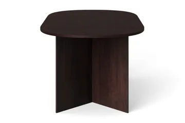 Vera Spisebord Oval 180x100 cm Finér - Røget eg - Møbler - Borde - Spisebord og køkkenbord