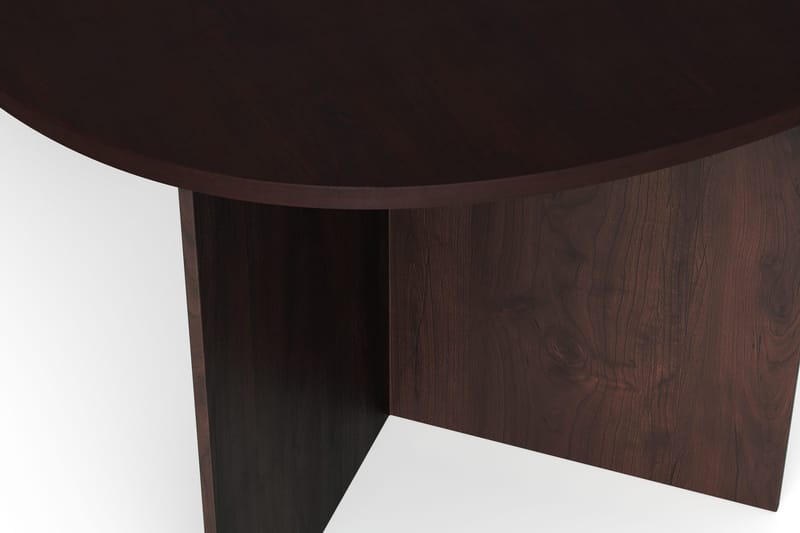 Vera Spisebord Oval 180x100 cm Finér - Røget eg - Møbler - Borde - Spisebord og køkkenbord