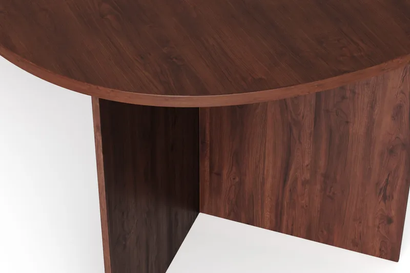 Vera Spisebord Oval 180x100 cm Finér - Valnød - Møbler - Borde - Spisebord og køkkenbord