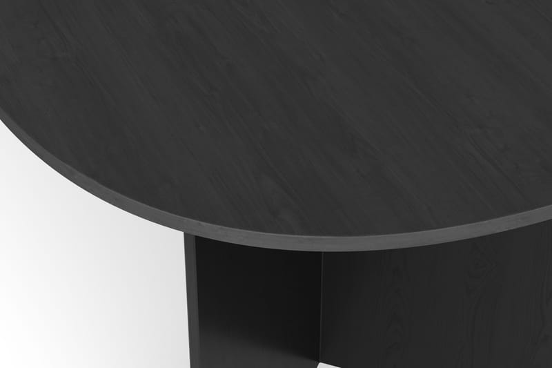 Vera Spisebord Oval 220x100 cm Finér - Sortbejdset eg - Møbler - Borde - Spisebord og køkkenbord
