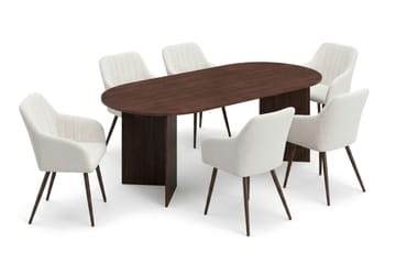 220 cm - Valnød
