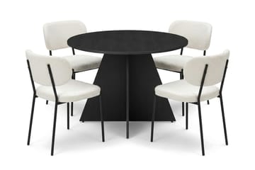 110 cm - Sortbejdset eg