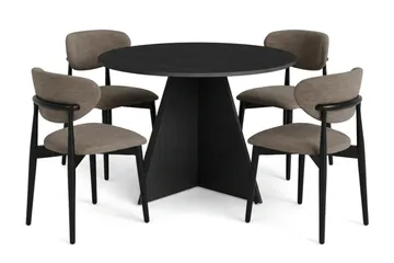 110 cm - Hvidbejdset eg